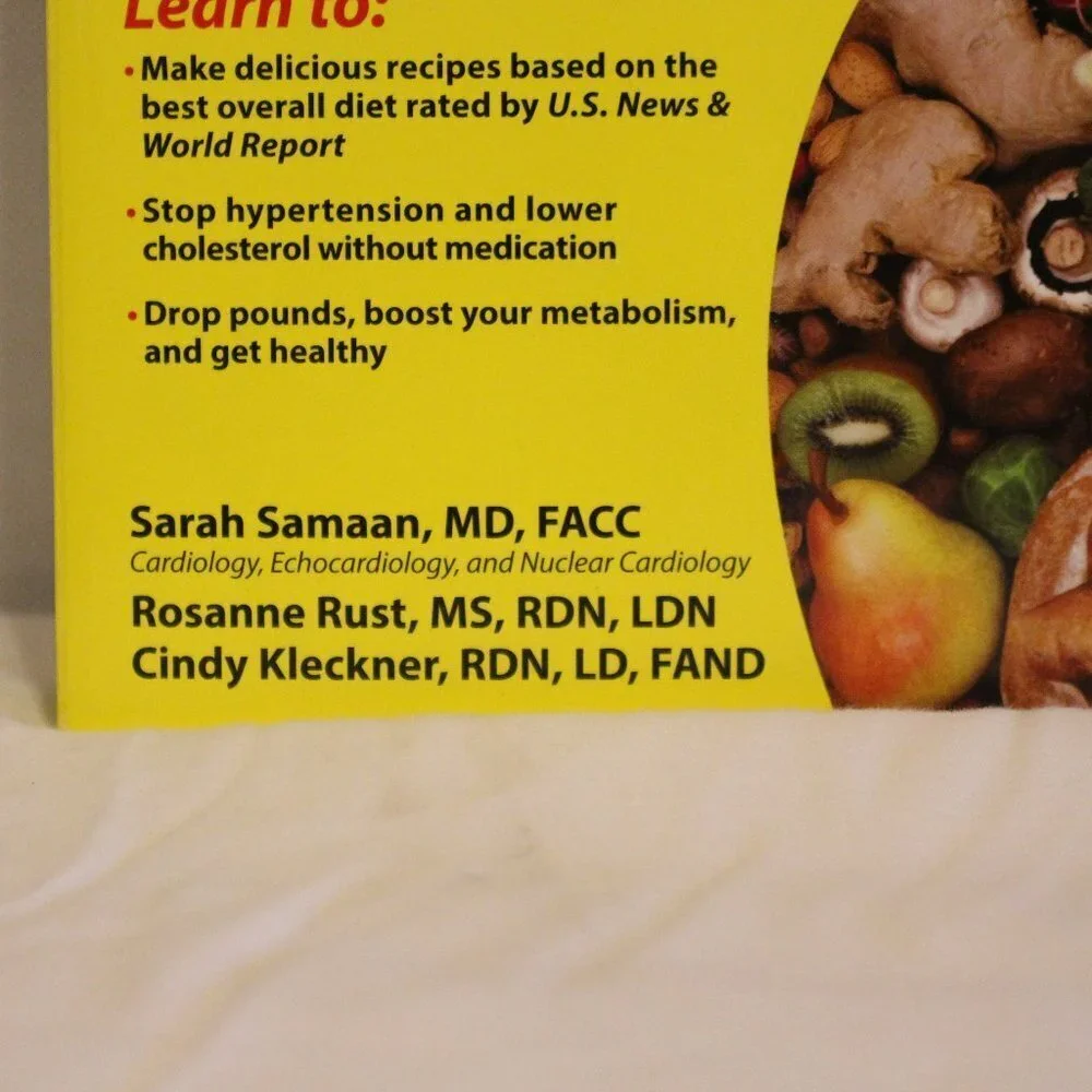 DASH Diet for Dummies by Sarah Samaan Recipe Cook Book Weight Loss